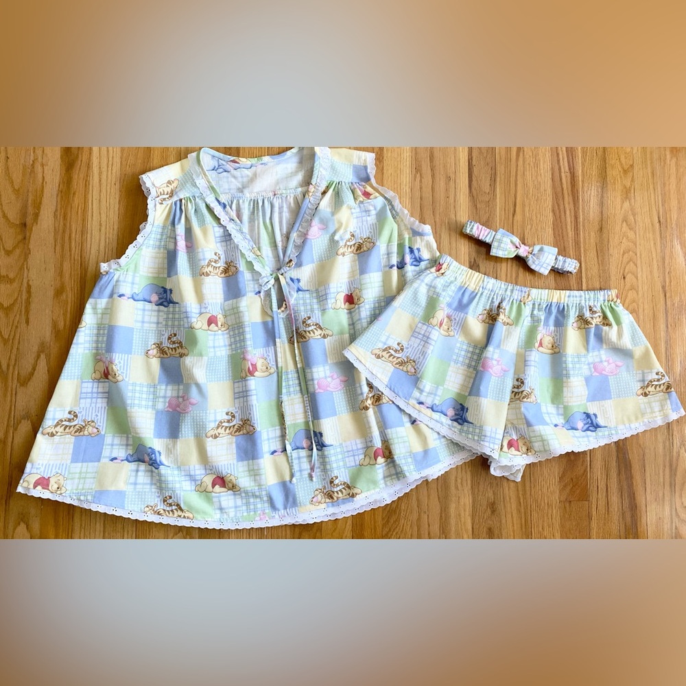 Vintage 80s-Inspired Babydoll Pajamas *2X/3X* POOH Maternity Nursing Disney